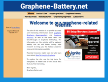 Tablet Screenshot of graphene-battery.net
